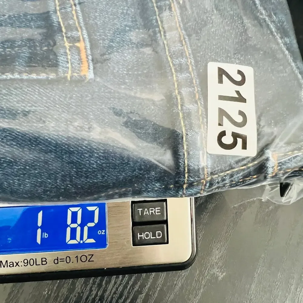 Lucky Brand Jeans Men's Size 34X32 Blue 410 Athletic Fit Straight Leg Denim